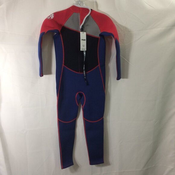 NEW Scuba Donkey Wetsuit Girls Blue Black Red Neoprene NWT Size 12 - Picture 4 of 6